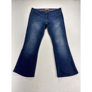 Paige Jeans Womens 32 Laurel Canyon 4way Comfort Stretch Western BootCut Blue